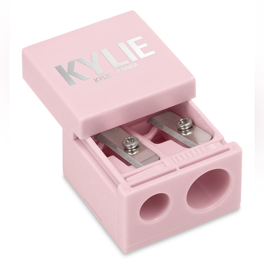 Kylie Jenner Cosmetics makeup pencil sharpener PINK 2 stainless steel blades